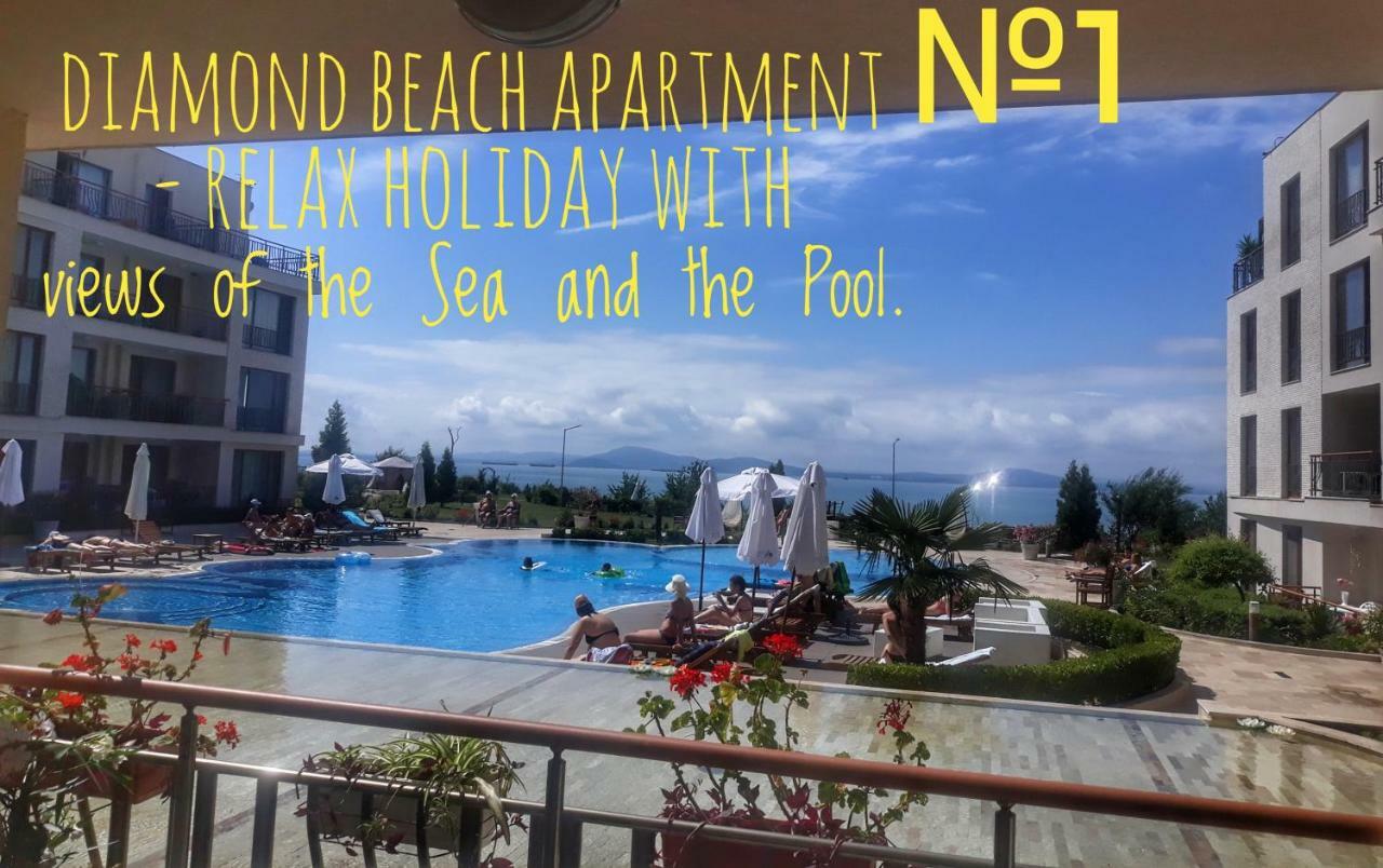 Diamond Apartment №1 - Relax Holiday Views Sea And Pool Burgas ภายนอก รูปภาพ